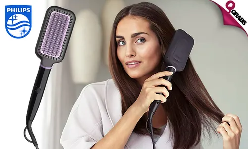 Philips StyleCare Essential Heated Straightening Brush!